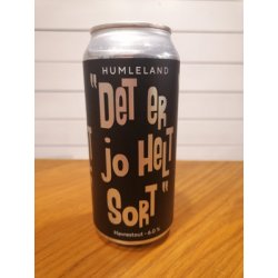 Det er jo helt sort , Oatmeal stout, Humleland - 44 cl 6,0% - BeerShoppen