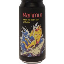 Double Vision Manmur Mango Ice Cream Sour 440ml - The Beer Cellar