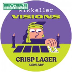 Mikkeller - Visions - Lager - 4.5% ABV, 30l KeyKeg (53 Pints) - The Brew Crew