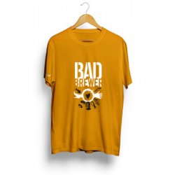 T-Shirt Bad Brewer Amber IPA (arancione) - Cantina della Birra