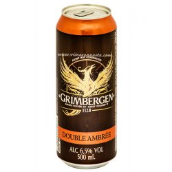 Grimbergen- Double Ambrée 6.5% ABV 500ml Can - Martins Off Licence