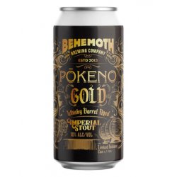 Behemoth Pokeno Gold Whisky Barrel Aged Imperial Stout 440ml - The Beer Cellar