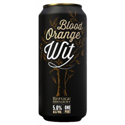 Refuge Brewing Blood Orange Wit 473ml BB 050723 - The Beer Cellar