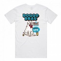 DoggoBrau White Tshirt - Bright Brewery