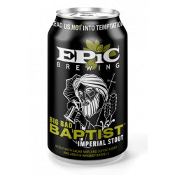 Epic Brewing Big Bad Baptist Imperial Stout 355ml - The Beer Cellar
