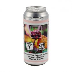 Ārpus Brewing Co. Ārpus X Drekker X 450 North Boysenberry X Mango X Vanilla X Coconut X Granola Smoothie Sour Ale