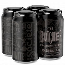 Societe The Butcher Imperial Stout 12oz can - Bine & Vine