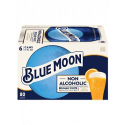 Blue Moon NA 12oz 6pk Cn - Luekens Wine & Spirits