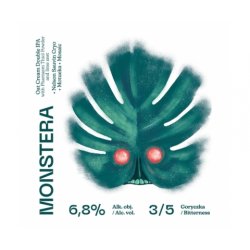 Cztery Ściany  Monstera  Oat Cream Double IPA - Browarium