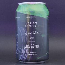 Brew York - Lo-Rider - 0% (330ml) - Ghost Whale