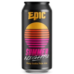 Epic Summer Nights Hazy IPA 440ml - The Beer Cellar