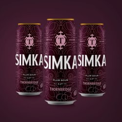 Thornbridge Simka, 4.2% Plum Sour 12 x 440ml cans - Thornbridge Brewery