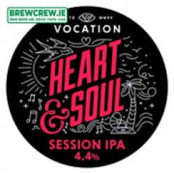 Vocation - Heart and Soul - Session IPA - 4.4% ABV, 30l Keg (53 Pints) - One-Way Keg - The Brew Crew