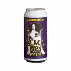 Rhyme & Reason Black Lips Porter 440ml BB 270922 - The Beer Cellar