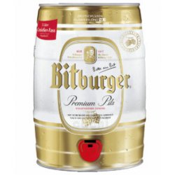 Cerveza Bitburger Alemana Barril 5 lt Premium Pils - Cachi