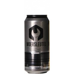 Moersleutel Craft Brewery Barcode: Silver & Jet Black