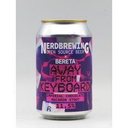 Nerdbrewing  Away From Keyboard Imperial Chocolate Macaron Stout - DeBierliefhebber