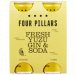 Four Pillars Fresh Yuzu Gin & Soda 250ml Cans 4PK 