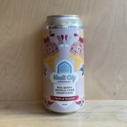 Vault City Brewing Red Berry Waffle Cone Shortcake Triple Scoop