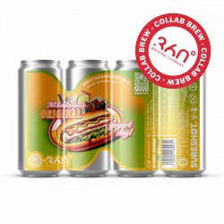 Sureshot  360 Brewing - Greek Nathans Footlong Yogurt Hot Dogs - 4% Pale - 440ml Can - The Triangle