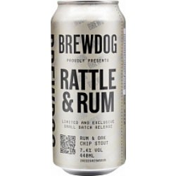 Пиво BrewDog - Rattle & Rum  440 мл, 7.4% - Пиво лучше - pivoluchshe