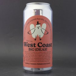 Simple Things Fermentations - West Coast Red IPA - 7% (440ml) - Ghost Whale