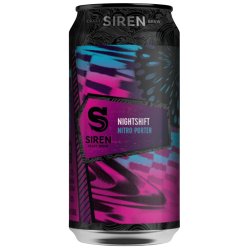 Siren Nightshift Nitro Porter 440ml (4.5%) - Indiebeer