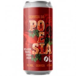 Ol Beer Da Poesia Belgian Tripel Wood Aged Lata 473ml - Clube do Malte