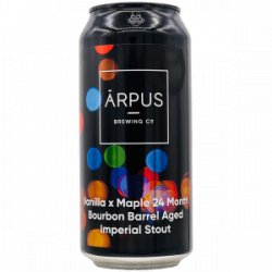 Ārpus Brewing Co.  Vanilla x Maple 24 Month Bourbon Barrel Aged Imperial Stout - Rebel Beer Cans