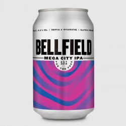 Bellfield Brewery, Mega City IPA , 330ml Can - The Fine Wine Company