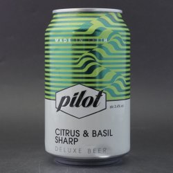 Pilot - Citrus & Basil Sharp - 3.4% (330ml) - Ghost Whale