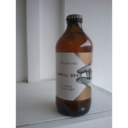 Small Beer Lager 2.1% (350ml bottle) - waterintobeer