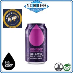 Galactic Milk Stout Can - The Alcohol Free Drinks Company