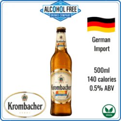 Krombacher Weizen  German import - The Alcohol Free Drinks Company