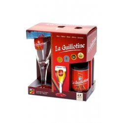 Pack La Guillotine 4 Cervezas + Copa - Cervezas del Mundo