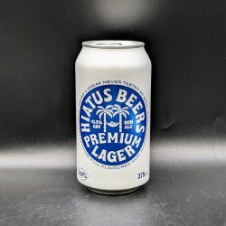 Hiatus Beers Non Alc Premium Lager Can Sgl - Saccharomyces Beer Cafe