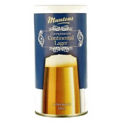 Muntons Connoisseurs Continental Lager Home Brew Kit - Beers of Europe