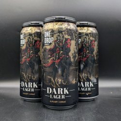 One Drop Dark Lager Can 4pk - Saccharomyces Beer Cafe