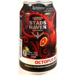 Stadshaven Brouwerij ~ Octopus Blond 33cl can - Hetbiermoment.nl