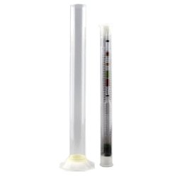 Wine & Beer Hydrometer with Plastic Trial Jar - Brewbitz Homebrew Shop