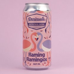 Península Flaming Flamingos 5,2% Lata - La Domadora y el León