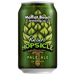 Moffat Beach Brewing Resin Hopsicle Pale Ale 375ml BB 150824 - The Beer Cellar