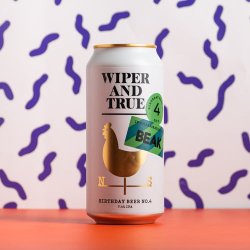 Wiper & True x Beak  Birthday Beer No. 4  IPA  7.4% 440ml Can - All Good Beer