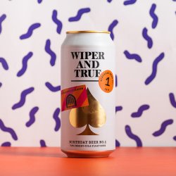 Wiper & True x Vault City  Birthday Beer No. 1  Cherry Cola Float Sour  7% 440ml Can - All Good Beer