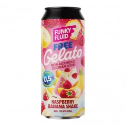 Funky Fluid Free Gelato: Raspberry Banana Shake Funky Fluid Free Gelato: Raspberry Banana Shake