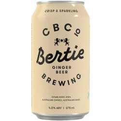 CBCo Brewing Bertie Ginger Beer
