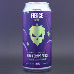 Fierce - Black Grape Punch - 4.5% (440ml) - Ghost Whale