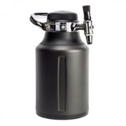 GrowlerWerks uKeg GO Pressurized Growler  64 oz.  Tungsteno - Cerveza Casera