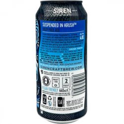 Siren Craft Brew Siren Suspended In Krush - Beer Shop HQ