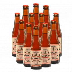 Pack de 12 uds Hidromiel Zángana Frutos Rojos 33cl  Refrescante - Hidromiel canarias